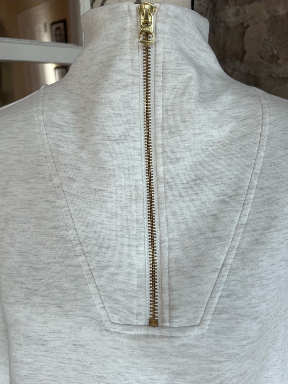 EUC Varley size XS Hawley Quarter-Zip with Gold Hardware - Picture 6 of 16
